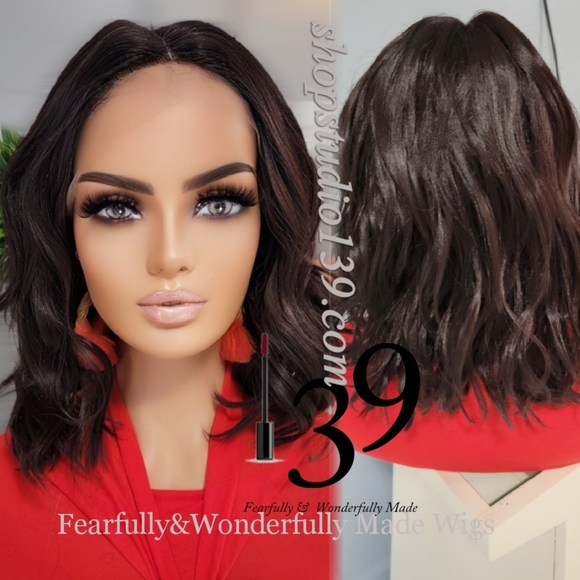 Sexy human hair wavy bob wig - Picture 1 of 4